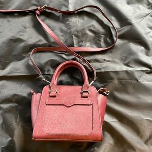 Rebecca Minkoff Tophandle handbag with optional adjustable crossbody Red